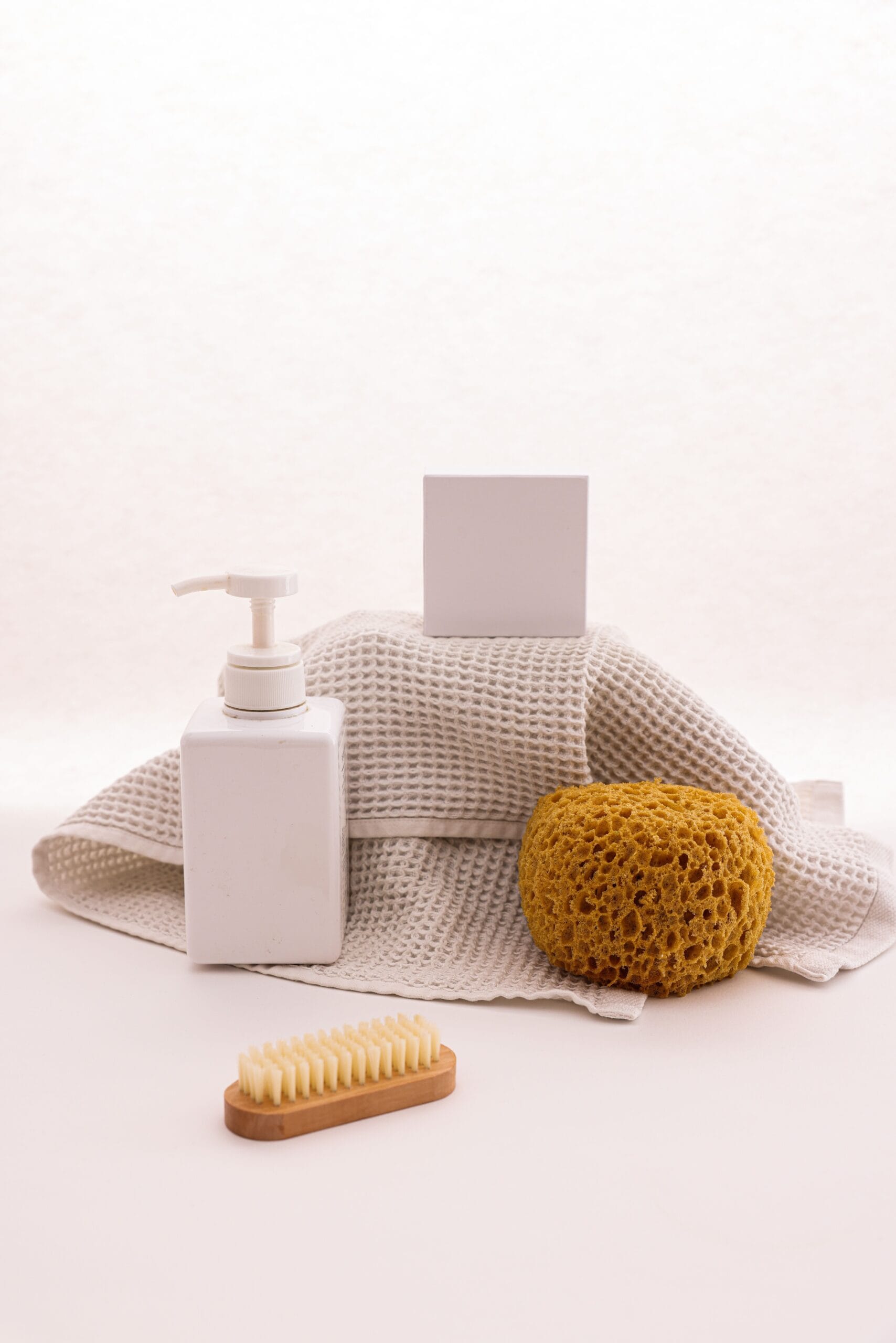 Everything Shower Routine with skincare, haircare, and self-care essentials